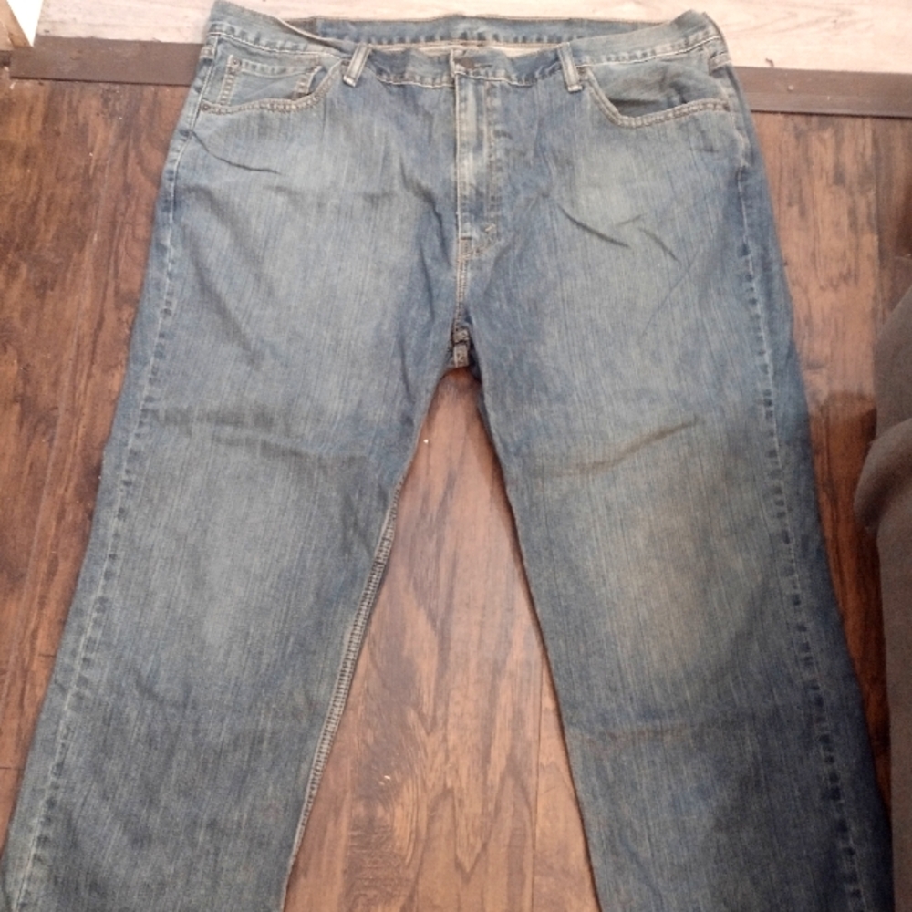 Classic Straight Leg Men's Jeans - Blue